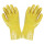 黄色浸塑手套3双