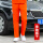 单独裤子-橘色