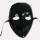 瓜子脸专用黑色面具(遮脸用)