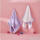 库洛米毛巾两条装(紫色+白色)