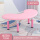 粉色月亮桌 0cm
