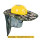 黄色风扇帽升级迷彩透气遮阳帽