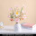 粉白水仙雏菊+麻绳白花瓶