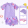 紫色枫叶三件套【泳衣+泳帽+泳镜