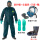 防化服+手套+硅胶全面罩安气气体双
