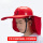 红色风扇帽+红色遮阳帽【冰袖】