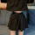 单-黑色裤裙-女士夏装新款套装