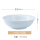 8.5英寸高白瓷斗碗汤碗