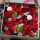红玫瑰粉乒乓菊混搭鲜花礼盒