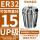 UP/AAA级ER32-夹持直径15/3个