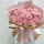 33朵粉康乃馨花束