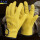 黄色带魔术贴绵羊皮手套(氩弧焊)