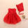 红色短袖裙18802帽子