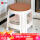 【咖啡色矮凳】HK8003