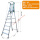 铝合金带网扶手梯八级(平台高223cm)