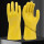 黄色浸塑手套(3双)