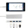 银【3个USB+HDMI】连电视显示器投影仪视频