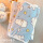 蓝色云朵熊浴巾+毛巾 【70×140