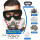 (强烈推荐)6200防尘毒面具+黑色海绵防雾大眼罩
