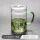 月牙茶杯【400ml绿色】带盖