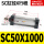 SC50X1000 进气口2分
