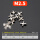 304不锈钢M2.5十字扣(10个)