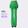 绿色双层平边 连体裙裤(精细 牛奶丝)