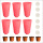 粉红色6个：种植杯+海棉+培植杯