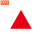双面纯红三角：（带背胶）
