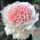 52朵粉玫瑰花束