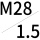 F-M28*1.5P