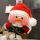 圣诞毛线帽红绿雪花毛衣棕包