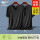 2件装抗菌短袖T恤-黑色+黑色