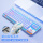 银白冰蓝光87键有线键盘+机械宏鼠标