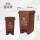 15L分类可拼接桶咖啡色(湿垃圾) 送一卷垃圾袋