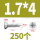 M1.7*4 (250个)