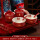 中国风款茶碗12件套+方托盘
