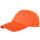 橙色棉鸭舌帽