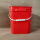 方桶10升10公斤红色无盖