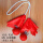 5两双球红花纹绳鞭 1.5米