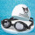 库洛米泳帽+黑色防雾泳镜+鼻夹耳