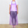 紫色中号 圆点PVC围裙