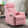 手动款 粉色 单沙发+子母凳