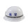 白色PC头盔（保安字 有徽）