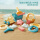 【马卡龙色】软胶沙滩玩具 14件
