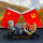摩托骑手+中国+红旗