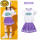 877白短袖+879紫短裙