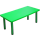 绿色单张桌子