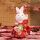 【红色良缘站兔】&高11.5cm