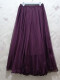 紫红色(裙长80厘米)